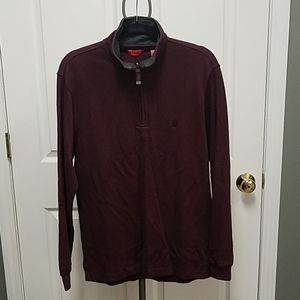 Izod quarter zip 100% cotton shirt